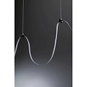 Paulmann pendant suspension ULine - 200CM PENDULUM HOLDER isolated, mechanical, suitable for shortening, black matt, silver