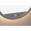 Paulmann Outdoor LED Panel LAMINA PIR, IP44, mit Bewegungsmelder, rund, � 28cm, 230V, 15W 3000K 1200lm, wei�
