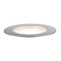 Paulmann LED Outdoor Bodeneinbauleuchte FLOOR PLUG & SHINE CH, 3er Set, 80�, 3x 1,3W, 3000K, 50lm, IP67, silber