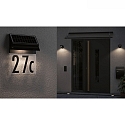 Paulmann LED Solar Hausnummernleuchte IP44, 3000K, 14lm, schwarz