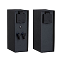 Paulmann Steckdosens�ule PLUG&SHINE RIO, 2-fach, IP44, 24V, mit D�mmerungssensor, anthrazit