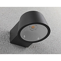 Paulmann LED Au�enwandleuchte CAPEA, IP44, 6W 2200K 550lm 98�, schaltbar, Alumnium, anthrazit / klar