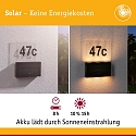 Paulmann illuminated house number NEDA PIR with motion detector LED IP44, anthracite
