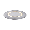 Outdoor LED Boden-Einbauleuchte LED GOLD LIGHT RING, IP67, � 5cm, 230V, 2.2W 2200K 15lm 120�, belastbar bis 500kg, Edelstahl