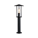 Outdoor Standlleuchte CLASSIC, IP44, 50cm, E27, inkl. LED 4.3W 2200K 420lm, schaltbar, anthrazit / klar
