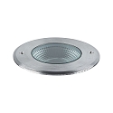 Paulmann Outdoor LED Boden-Einbauleuchte VANEA, IP67, � 10cm, 230V, 3.5W 3000K 160lm 93�, schaltbar, Seeluft-best�ndig, Aluminium