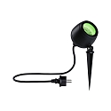 Paulmann LED Outdoor Smart Home Spie�strahler KIKOLO ZigBee, 230V, 6,2W, RGBW, 3000-6500K, 440lm, IP65, insektenfreundlich, mit Stecker