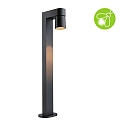 Outdoor LED Pollerleuchte KIMU, IP44, 230V, 1-flammig, CRi>90, schaltbar, kardanisch, anthrazit, 7.8W 2200K 500lm 70�