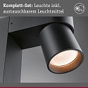 Outdoor LED Pollerleuchte KIMU, IP44, 230V, 2-flammig, CRi>90, schaltbar, kardanisch, anthrazit, 2x 7.8W 2200K 500lm 70�