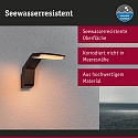 outdoor wall luminaire ZERENA with sensor, insect friendly, sea-air resistant IP44