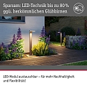 bollard light ZERENA with sensor, insect friendly, sea-air resistant IP44