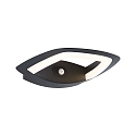 LED Au�enwandleuchte AKENA, IP44, eckig, mit PIR-Sensor, Seeluft resistent, schaltbar, anthrazit, 15W 3000 800lm