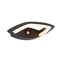 LED Au�enwandleuchte AKENA, IP44, eckig, mit PIR-Sensor, Seeluft resistent, schaltbar, anthrazit, 15W 2200 800lm