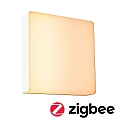 Paulmann LED Outdoor Wandleuchte AZALENA ZigBee, 230V, 10W, 2200-3000K, 700lm, IP44, mit Lichtsensor, insektenfreundlich, wei�
