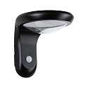 Paulmann LED Outdoor Solar-Wandleuchte DSIKOLA PIR, 4,5W, 3000K, 400lm, IP44, mit Lichtsensor, anthrazit