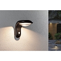 Paulmann LED Outdoor Solar-Wandleuchte DSIKOLA PIR, 4,5W, 3000K, 400lm, IP44, mit Lichtsensor, anthrazit