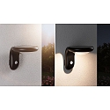 Paulmann LED Outdoor Solar-Wandleuchte DSIKOLA PIR, 4,5W, 3000K, 400lm, IP44, mit Lichtsensor, anthrazit