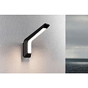 Paulmann outdoor wall luminaire MERANO PIR with sensor IP44, anthracite, transparent 