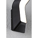 Paulmann outdoor wall luminaire MERANO PIR with sensor IP44, anthracite, transparent 