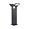 bollard lamp JUNTEA PIR 2 2 flames, with sensor IP44, anthracite, mat 