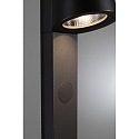 Paulmann LED Outdoor Pollerleuchte CAISSA PIR, 230V, 12W, 3000K, 700lm, IP44, mit Lichtsensor, anthrazit