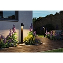 Paulmann LED Outdoor Pollerleuchte CAISSA PIR, 230V, 12W, 3000K, 700lm, IP44, mit Lichtsensor, anthrazit