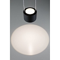 Paulmann 1-Phasen LED Pendelleuchte URAIL ALDAN, Linsenoptik, 230V, 13W 2700K, dimmbar, Wei� / Schwarz