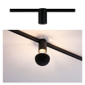 Paulmann 1-Phasen Fassung URAIL CEILING SOCKET, 230V, E27 max. 20W (exkl.), Metall, Schwarz
