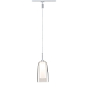 Paulmann Paulmann URail LED Pendant luminaire Arido II 230V 5W GU10 chrome matt/clear/satined