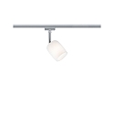 Paulmann URail Spot Blossom, excl. lamp, max. 10W G9, chrome matt, satined glass