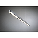 Paulmann 1-Phasen LED Pendelleuchte URAIL LENTO, Up/Down, 120-150cm, 230V, 41W 2700K 2100lm, dimmbar, Chrom matt / Schwarz