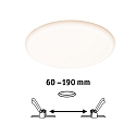 Paulmann LED panel VELUNA VARIFIT LED round, ZigBee controllable, dimmable 21W 1300lm 3000 - 6500K CRI >80