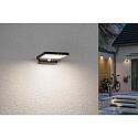 Paulmann outdoor wall luminaire SOLVEIGH LED with motion detector IP44, black 