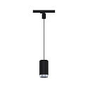 Paulmann 3-phase pendant luminaire CORUS E27, black