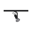 Paulmann track spot APOL II adjustable E27, black