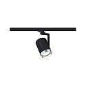 track spot PRORAIL3 SPOT ASTHENE cylindrical, adjustable E27, black