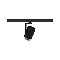 Paulmann ProRail3 Schienenspot ASTHENE, 230V, E27 PAR38 max. 50W, Metall / Kunststoff, Schwarz