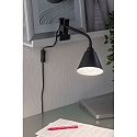 Paulmann Klemmleuchte VITRIS, E14 max. 20W, mit Flexarm, 150cm Kabel mit Schnurschalter, Schwarz