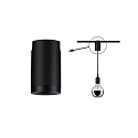 Paulmann URail Pendeladapter Universal, kurz, 230V, max. 50W, Kabel-� max. 7mm, belastbar bis 3kg, Metall / Kunststoff, Schwarz matt