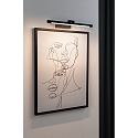 Paulmann LED Bilderleuchte MINGO, 41.5cm, 230V, 9.5W 3000K 510lm, neigbar, Schwarz