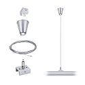 Paulmann 3-phase pendant suspension ProRail3, silver