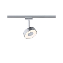 1-phase spot URAIL CIRCLE LED IP20, chrome matt dimmable