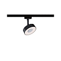 1-phase spot URAIL CIRCLE LED IP20, black matt dimmable