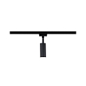 Paulmann 1-phase spot URAIL TUBO LED IP20, black matt dimmable