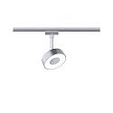 1-phase spot URAIL CIRCLE LED IP20, chrome matt dimmable