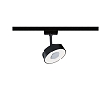 1-phase spot URAIL CIRCLE LED IP20, black matt dimmable