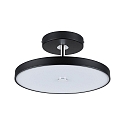 Paulmann ceiling luminaire HILDOR IP20, mat, black dimmable
