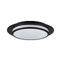 Paulmann ceiling luminaire EGRON IP20, mat, black dimmable