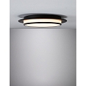 Paulmann ceiling luminaire EGRON IP20, mat, black dimmable