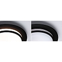 Paulmann ceiling luminaire EGRON IP20, mat, black dimmable